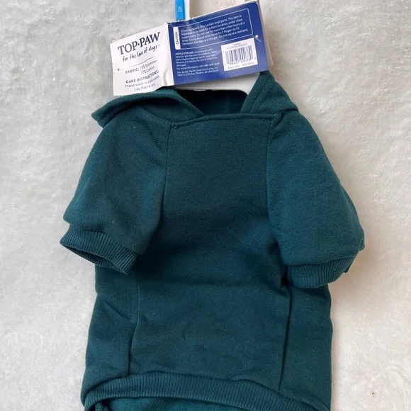 New Top Paw Hooded Sweatshirt for dogs with pocket - Picture 4 of 7